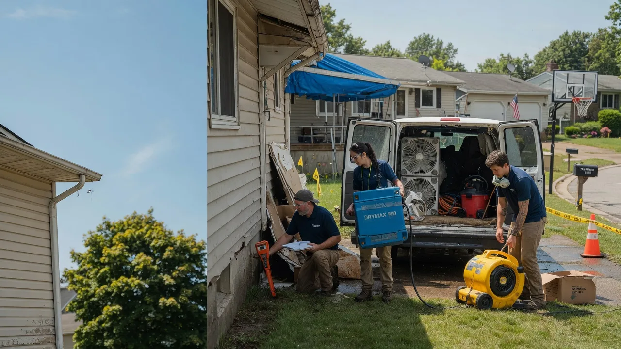 Ceiling Leak Cleanup in Kirkersville, OH near me