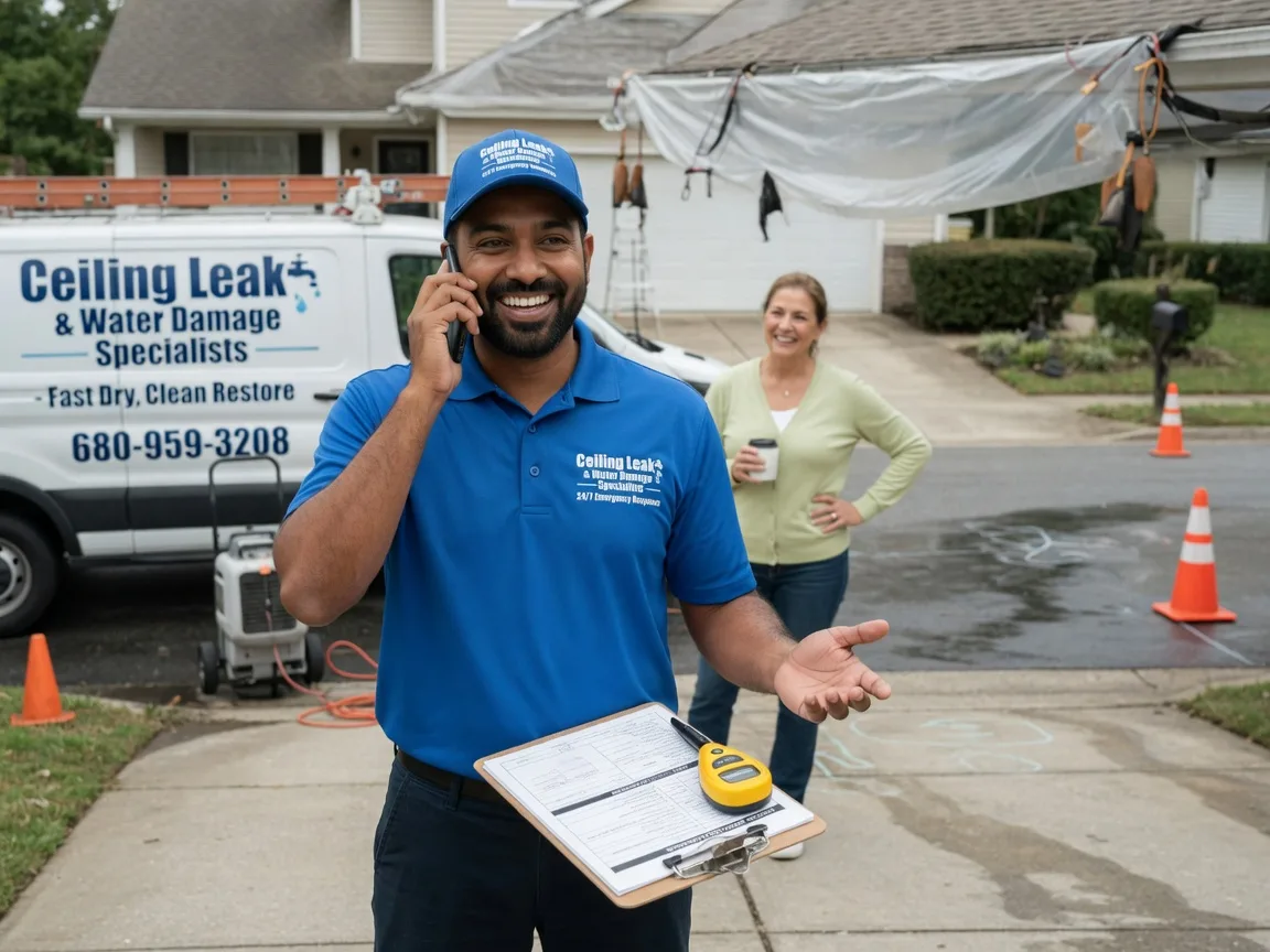 Ceiling Leak Cleanup Kirkersville, OH FAQs